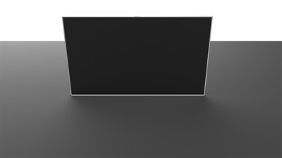 Monitor a scomparsa motorizzato da 15 "a piastra di copertura